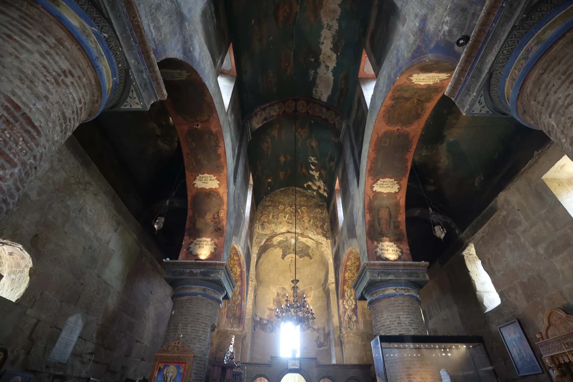 Interior detail, sanctuary.