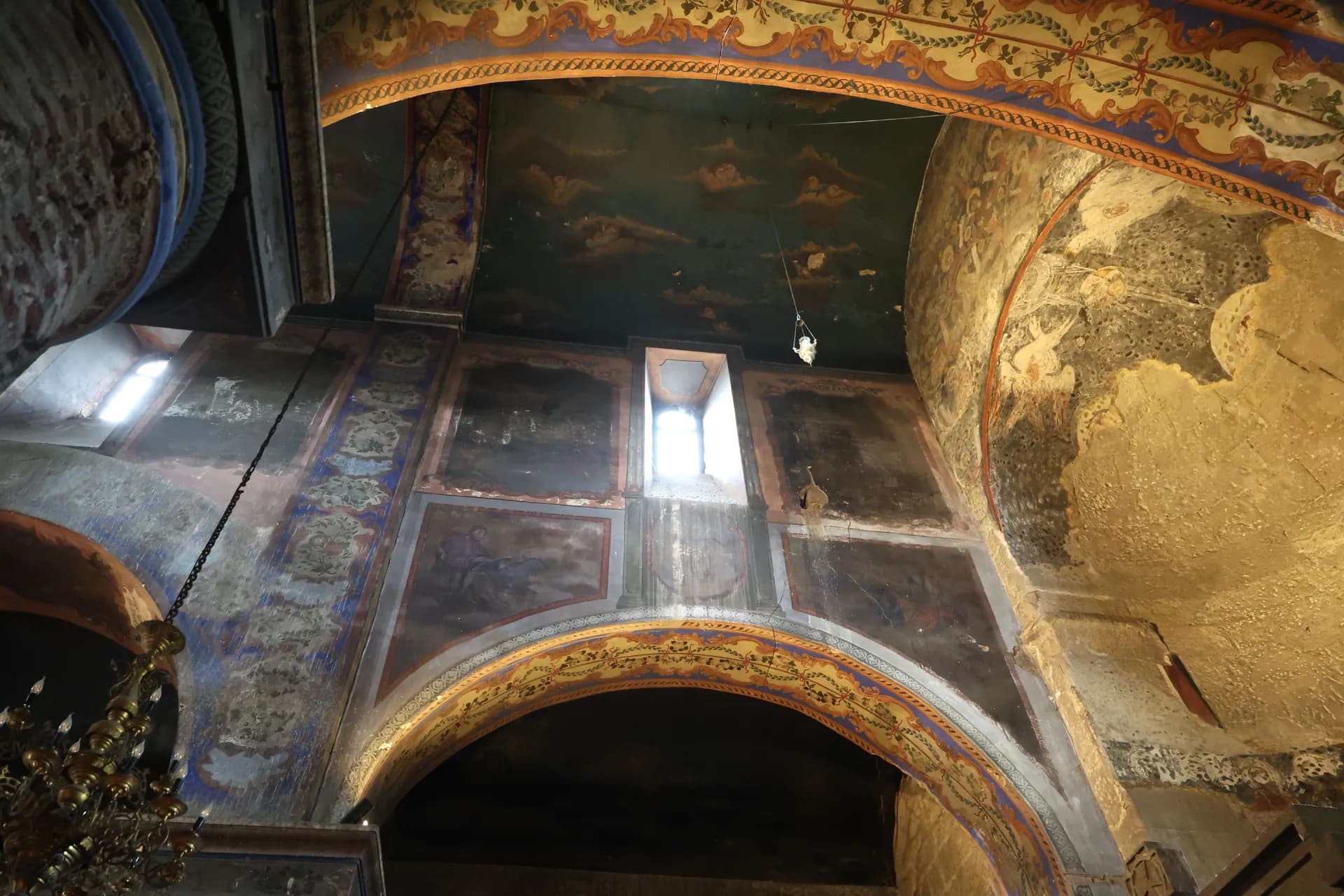 Interior, View of the North Wall.